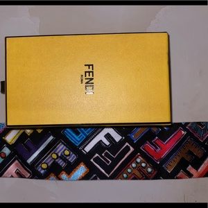 AUTHENTICITY FENDI Silk Scarf